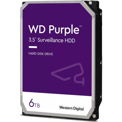 WD قرص صلب 3.5" SATA3 6TB WD64PURZ / مراقبة (Di)